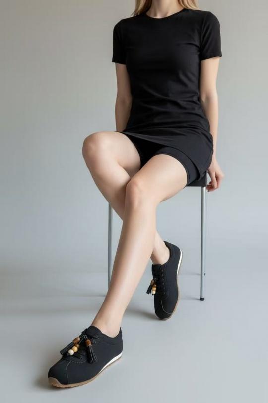 Sneakers Scarpe Black ALTAMODA SHOES (Mia Shoes) CC173 Efashion Paris