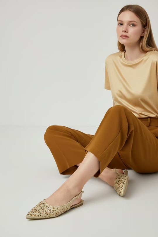 Ballerines Chaussures Argent ALTAMODA SHOES (Mia Shoes) y1322 Efashion Paris