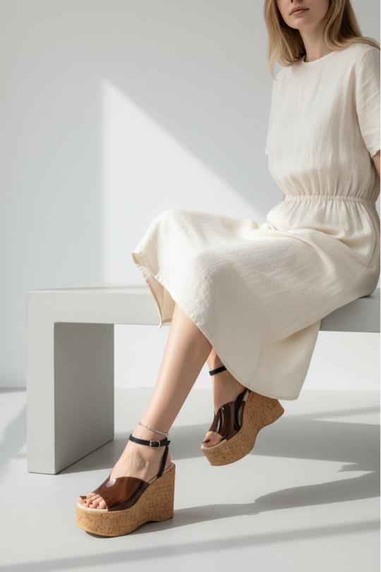 Compensées Chaussures Noir ALTAMODA SHOES (Mia Shoes) R9187 Efashion Paris