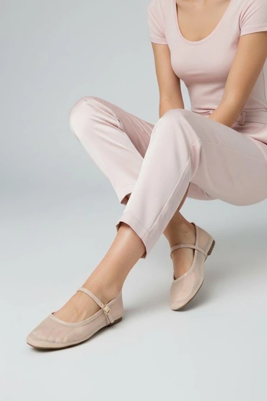 Ballerines Chaussures Rouge ALTAMODA SHOES (Mia Shoes) CQ15 Efashion Paris