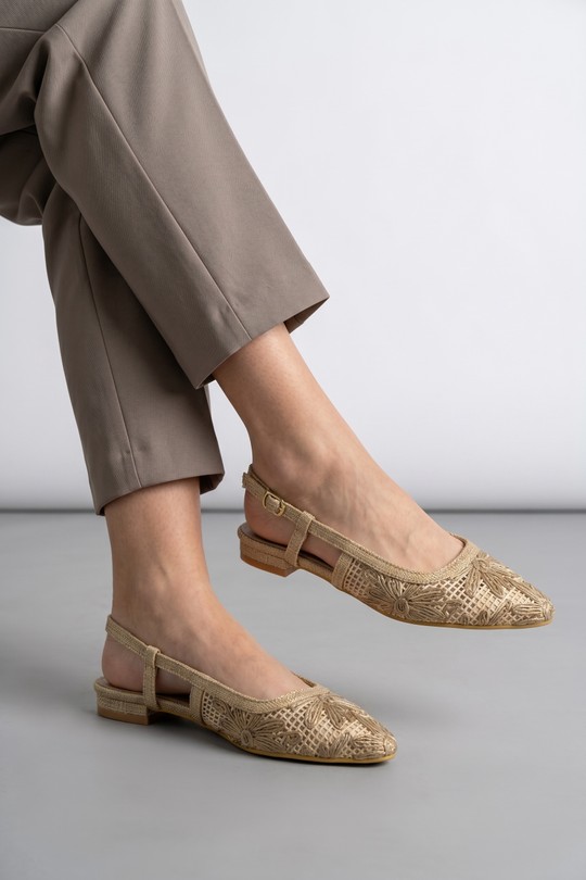 Ballerines Chaussures Beige ALTAMODA SHOES (Mia Shoes) cq19 Efashion Paris