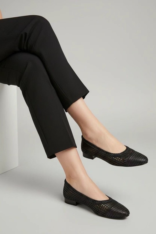 Ballerines Chaussures Argent ALTAMODA SHOES (Mia Shoes) K2827 Efashion Paris