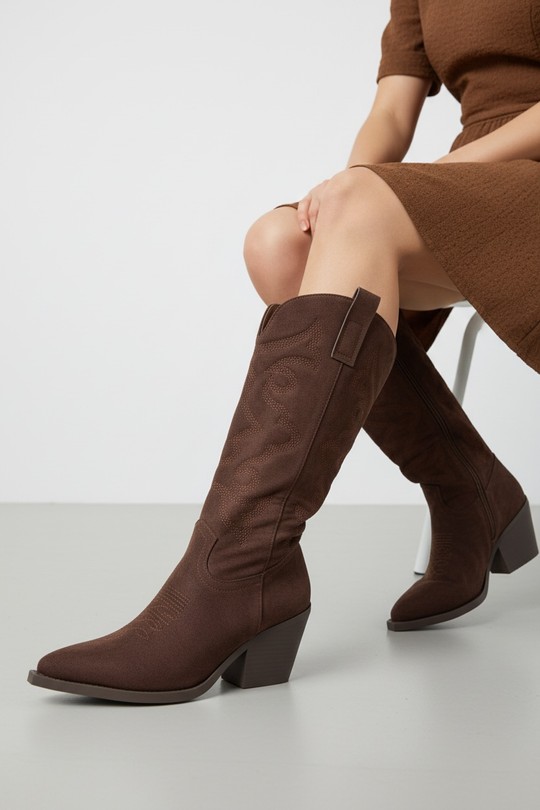 Bottes Chaussures Marron ALTAMODA SHOES (Mia Shoes) y3615 Efashion Paris