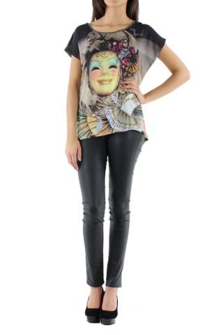 Tops Femme Gris luluh93 H002 Efashion Paris