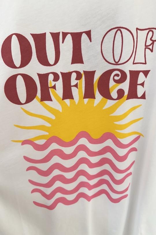 Camisetas Mujer White Orice 590002-88OUT-BLANC (WHITE) Efashion Paris