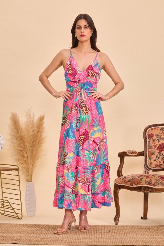 Robes longues Femme Rose Orice YYDS-1433(25)-7077 Efashion Paris