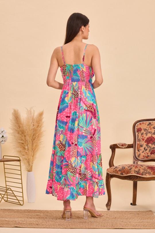 Robes longues Femme Rose Orice YYDS-1433(25)-7077 Efashion Paris