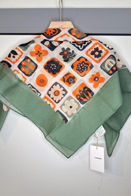 Foulards Accessories Green Orice YYPARIO-GRAND-IP088 Efashion Paris