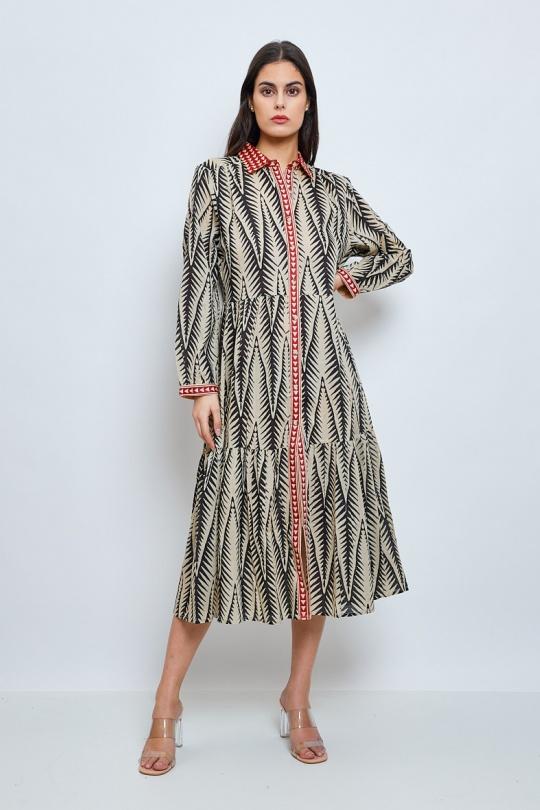 Abiti al polpaccio Donna Black Orice YY-007-644 Efashion Paris