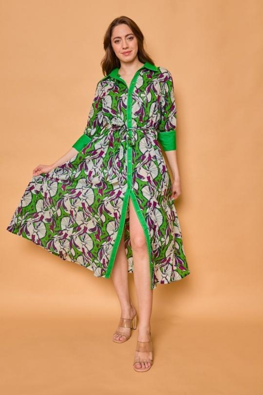 Abiti al polpaccio Donna Green Orice YYCT-211-1079 (2024) Efashion Paris