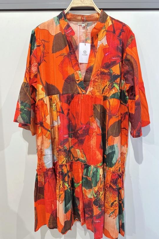 Short dresses Women Orange Orice YYCD-292（25）DOBBY-IP123 Efashion Paris