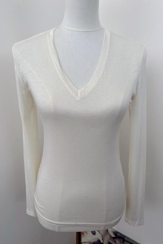 T-shirts Women Cream Orice R9909-ECRU Efashion Paris