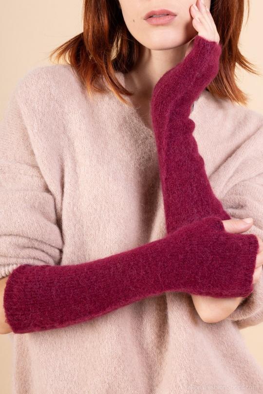 Gants Accessoires Bordeaux Orice 7393-BURGUNDY  Efashion Paris