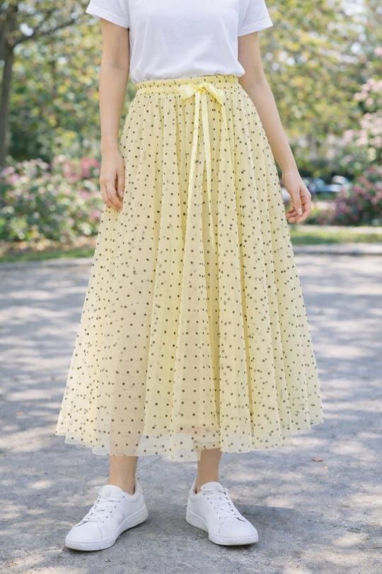 Jupes Femme Jaune Orice 8200-YELLOW  Efashion Paris