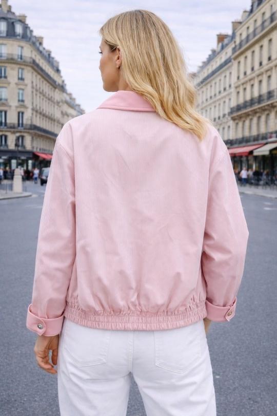 Chaquetas Mujer Pink Orice IN9009 RÉVERSIBLES-PINK  Efashion Paris