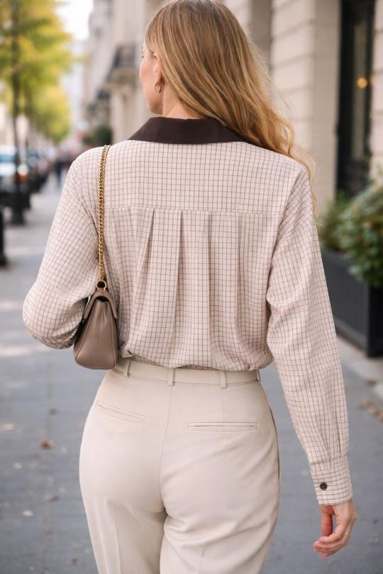 Camisas Mujer Beige Orice IN9031-BEIGE  Efashion Paris