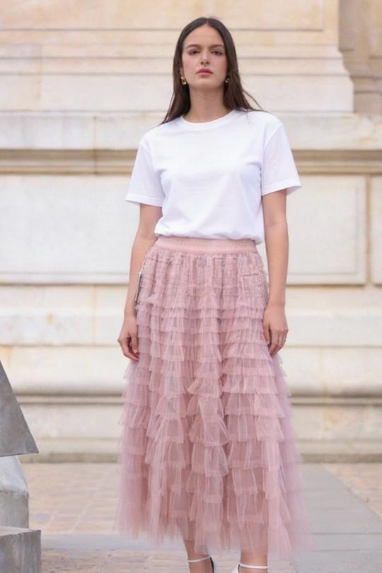 Jupes Femme Rose Orice 7289-PINK  Efashion Paris