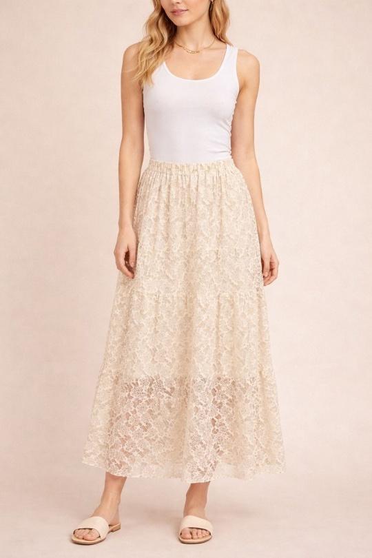 Jupes Femme Blanc Orice Q032-BLANC  Efashion Paris