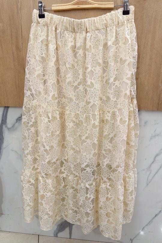 Gonne Donna White Orice Q032-BLANC  Efashion Paris