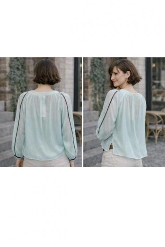 Tops Mujer Light green Orice IN9042-MOTCHA  Efashion Paris