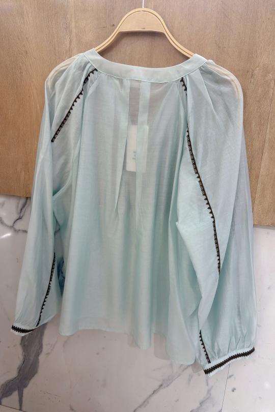 Tops Mujer Light green Orice IN9042-MOTCHA  Efashion Paris