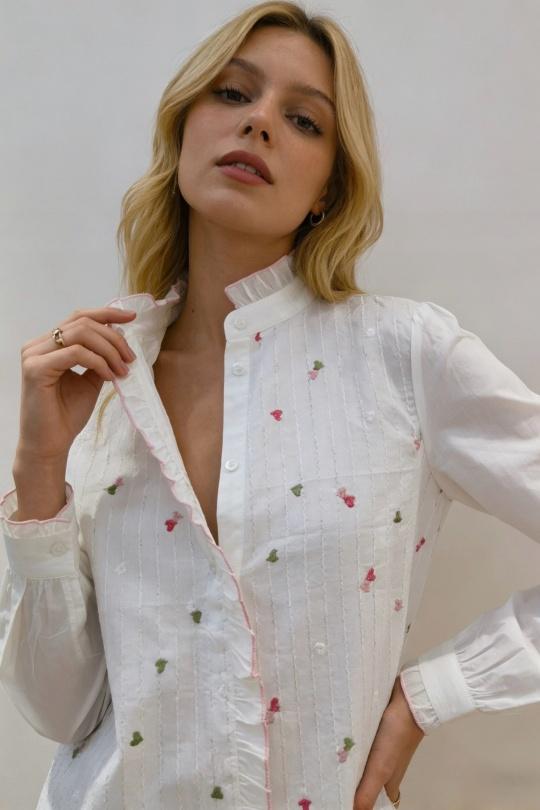 Camisas Mujer Pink Orice XK26001-PINK Efashion Paris