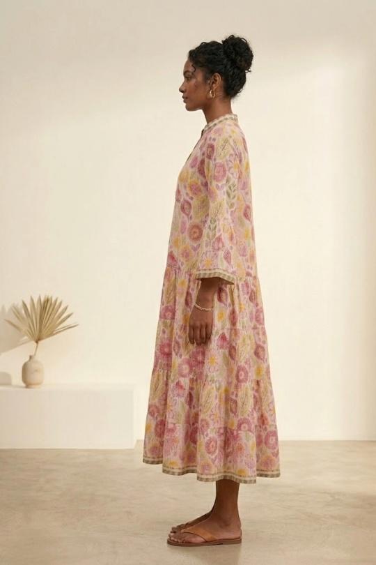 Vestidos largos Mujer Pink Orice YYDE-9326(26)-IP0583 Efashion Paris