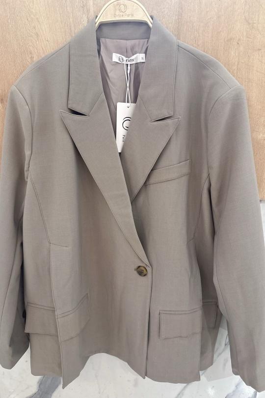 Chaquetas Mujer Taupe Orice IN9007-LIGHT TAUPE Efashion Paris