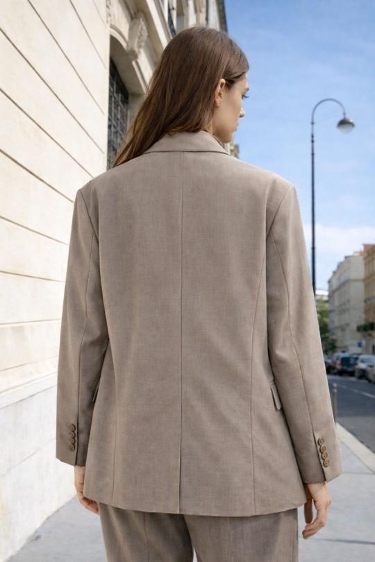 Chaquetas Mujer Taupe Orice IN9007-LIGHT TAUPE Efashion Paris