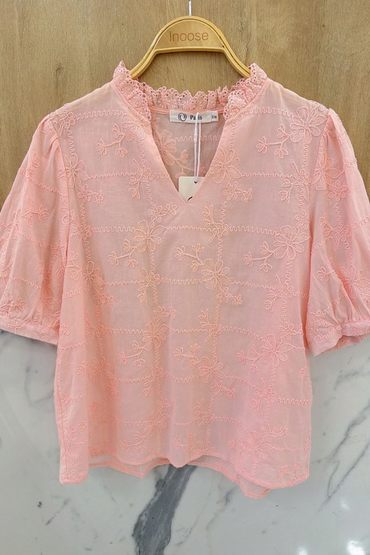 Blouses Femme Rose Orice XK26014-PINK Efashion Paris