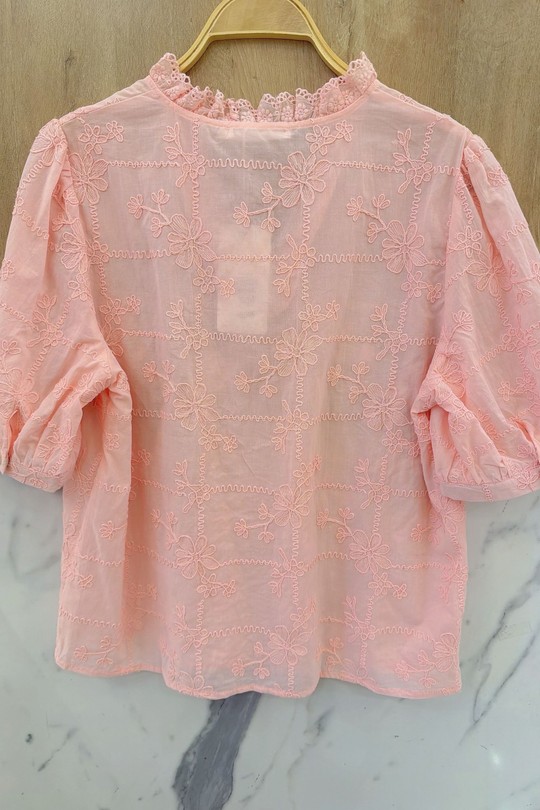 Blouses Femme Rose Orice XK26014-PINK Efashion Paris