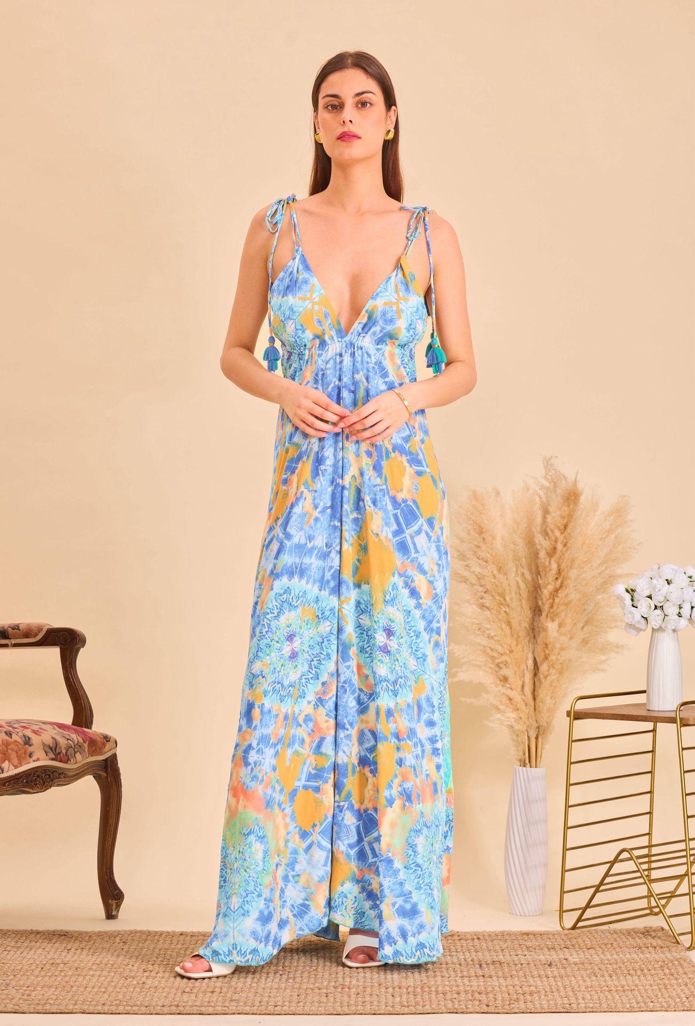 Maxi dresses Women Neon pink Orice YYDS-1296_7235 #c Efashion Paris