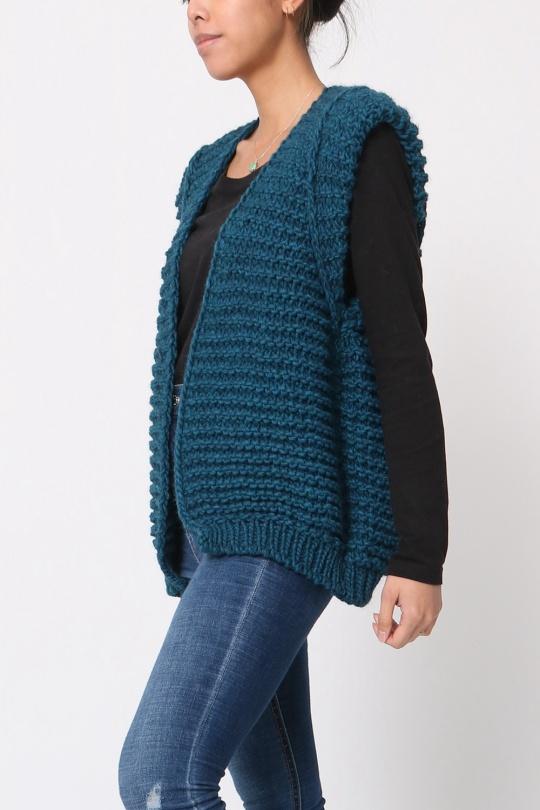 Gilets Femme Pétrole Astra 700100 Efashion Paris