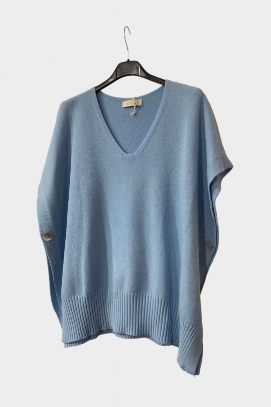 Jumpers Women Sky blue Astra 37700 Efashion Paris