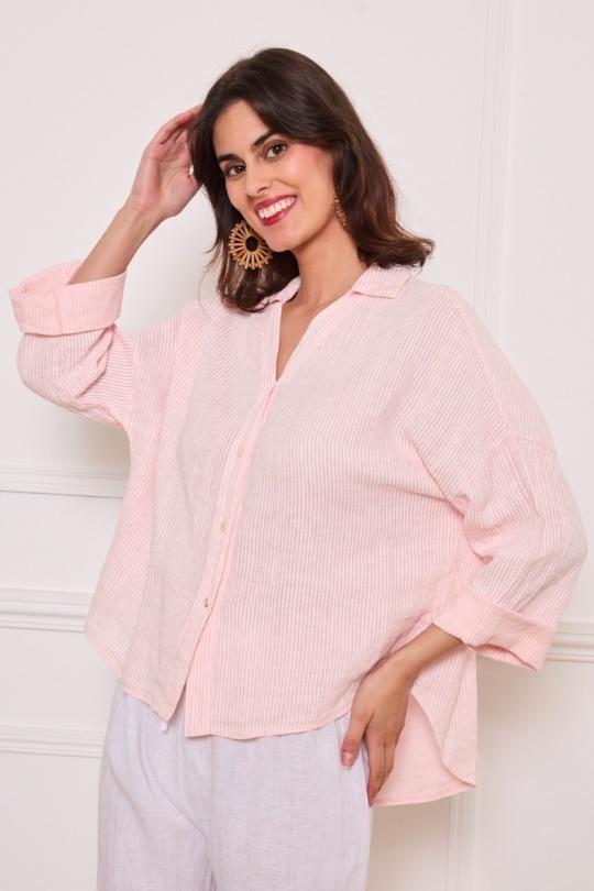 Shirts Women Light Pink Astra 89482 Efashion Paris