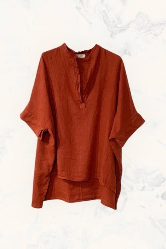 Tuniques Femme Rouille Astra 30821L Efashion Paris