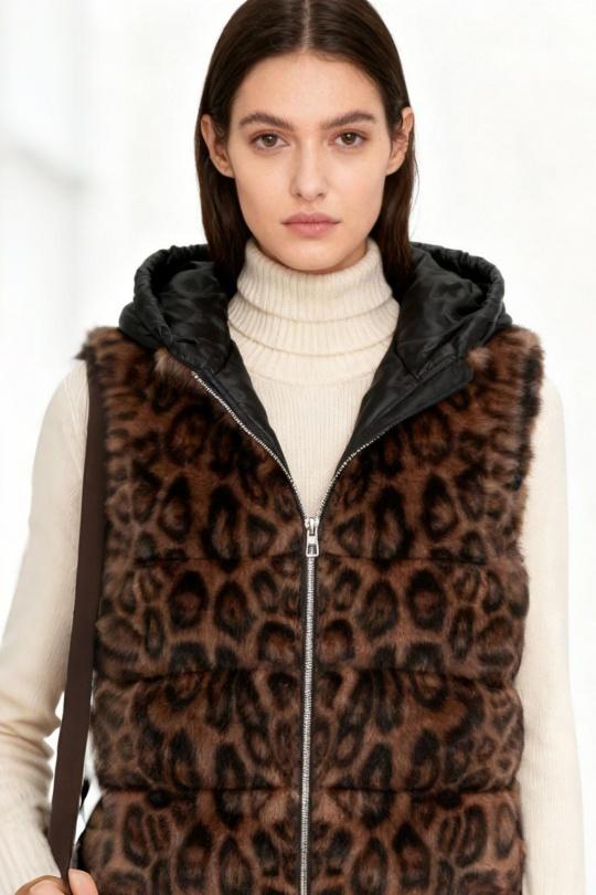 Doudounes Femme Leopard SOFLY 2951 Efashion Paris