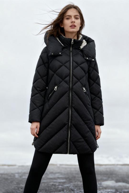 Doudounes Femme Noir SOFLY 2985 Efashion Paris