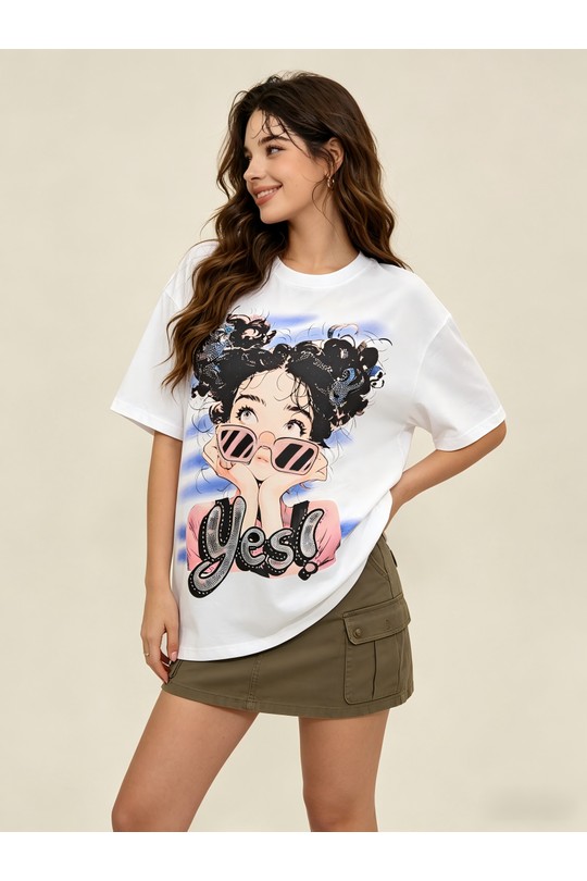 T-shirts Femme Blanc SOFLY A81012bleu Efashion Paris