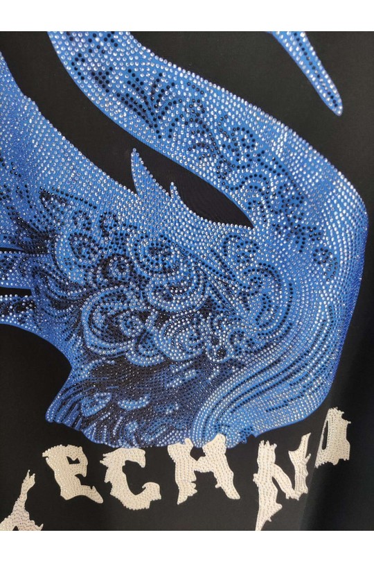 T-shirts Femme Blanc SOFLY A81019bleu Efashion Paris