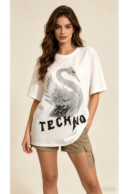 T-shirts Femme Blanc SOFLY A81019argente Efashion Paris