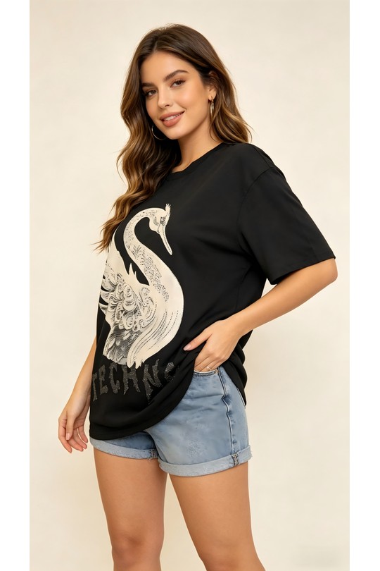 T-shirts Femme Blanc SOFLY A81019argente Efashion Paris