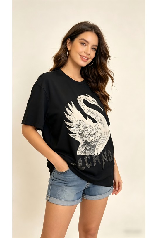 T-shirts Femme Blanc SOFLY A81019argente Efashion Paris
