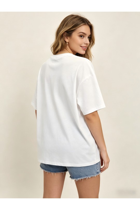 T-shirts Femme Blanc SOFLY A81032VERT Efashion Paris