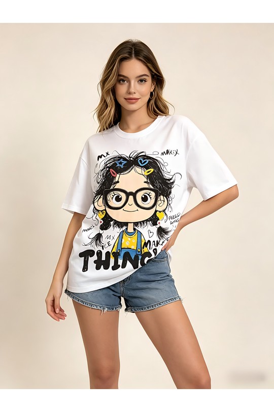 T-shirts Femme Bleu SOFLY A81010blanc Efashion Paris