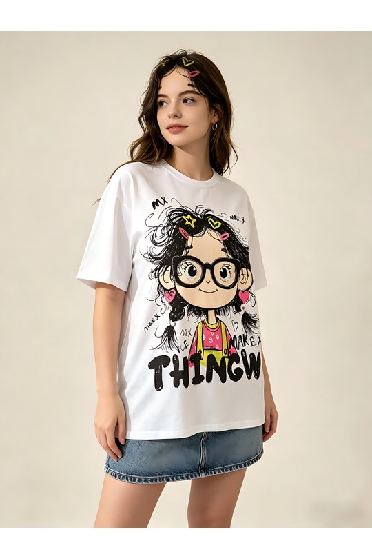 T-shirts Femme Bleu SOFLY A81010blanc Efashion Paris