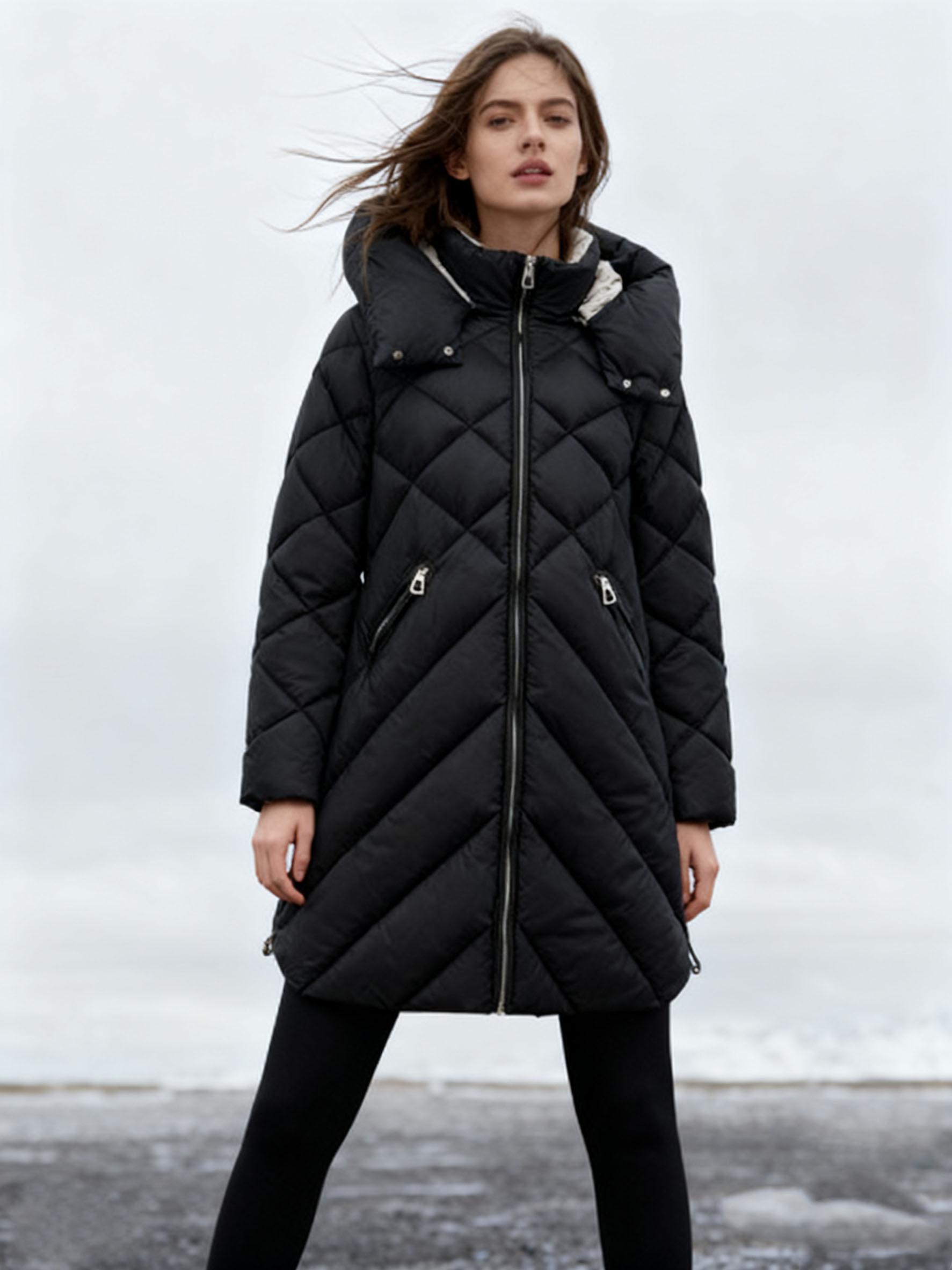 Doudounes Femme Noir SOFLY 2985 #c Efashion Paris