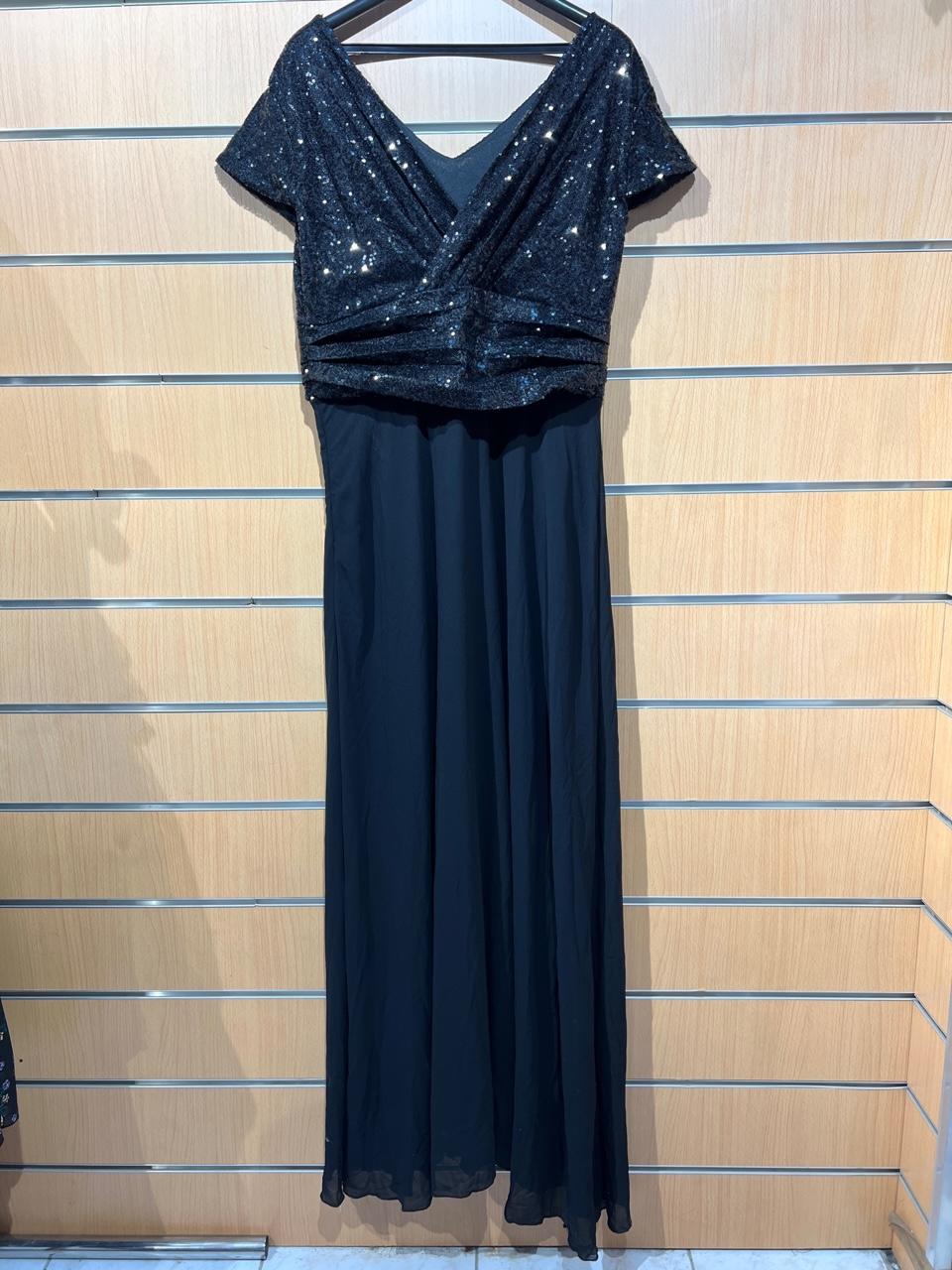 Robes de soirée Femme Noir Esther  ROBE BLING NOIR #c Efashion Paris
