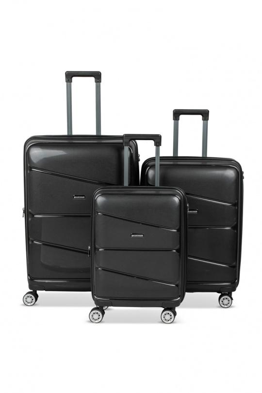 Maletas Marroquinería Black PLATINIUM 8011 Efashion Paris