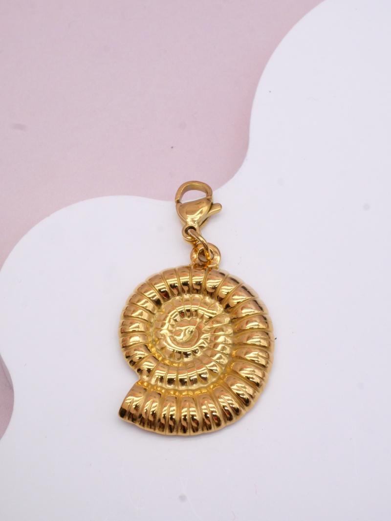 Colgantes Complementos Gold MIMIKO  PE-COQUILLE DESCARGOT (21X24MM)  #c Efashion Paris